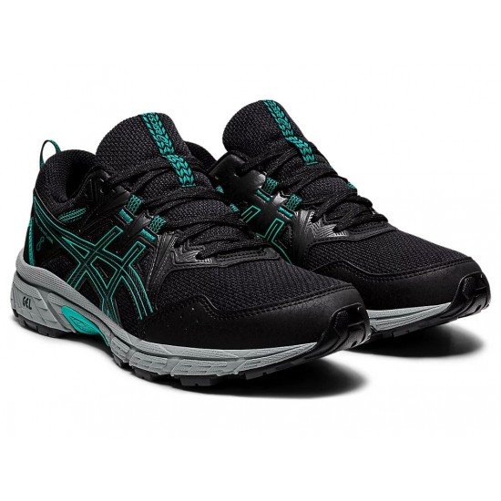 Asics Gel-Venture 8 Black/Black Trail Running Shoes Women