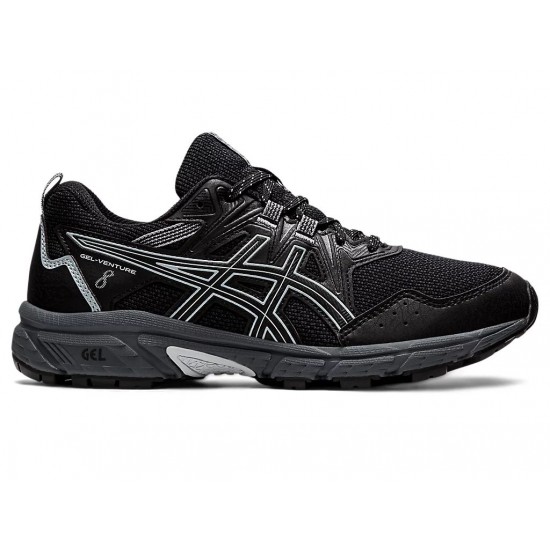 Asics Gel-Venture 8 Black/Piedmont Grey Trail Running Shoes Women