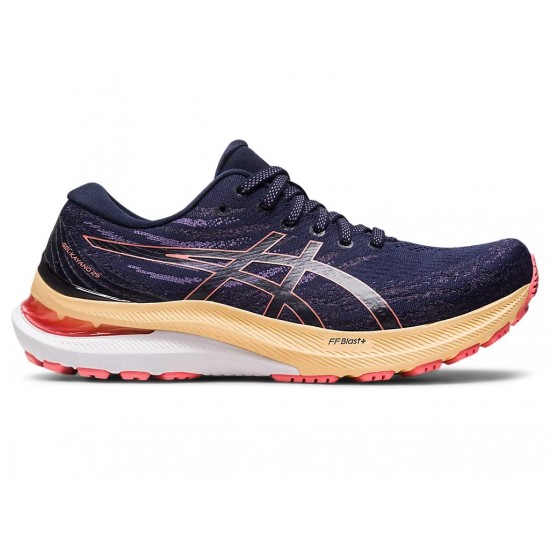 Asics Gel-Kayano 29 Midnight/Papaya Running Shoes Women