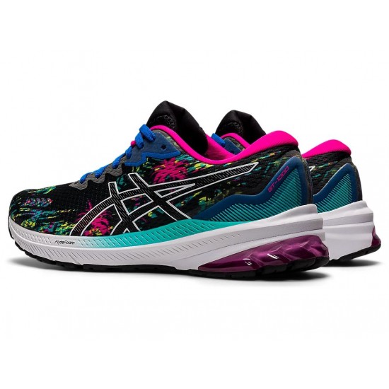 Asics Gt-1000 11 Black/Pink Glo Running Shoes Women