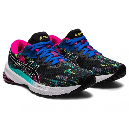 Asics Gt-1000 11 Black/Pink Glo Running Shoes Women