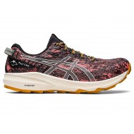 Asics Fuji Lite 3 Papaya/Light Sage Trail Running Shoes Women