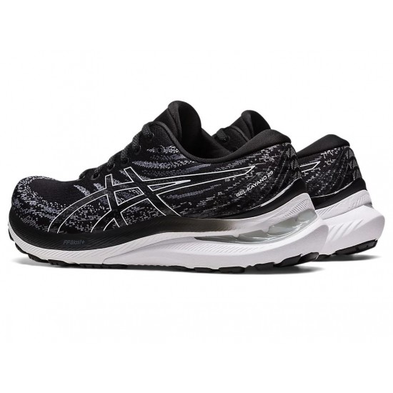 Asics Gel-Kayano 29 Wide Black/White Running Shoes Women