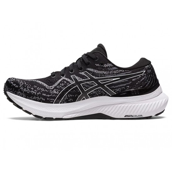 Asics Gel-Kayano 29 Wide Black/White Running Shoes Women