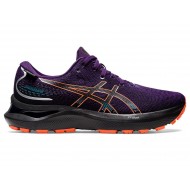 Asics Gel-Cumulus 24 Gtx Night Shade/Nova Orange Running Shoes Women