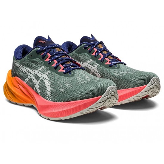 Asics Novablast 3 Tr Nature Bathing/Papaya Running Shoes Women