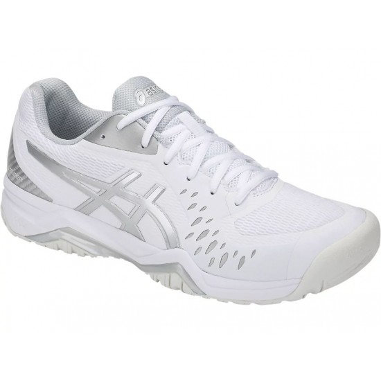 Asics Gel-Challenger 12 White/Silver Tennis Shoes Men