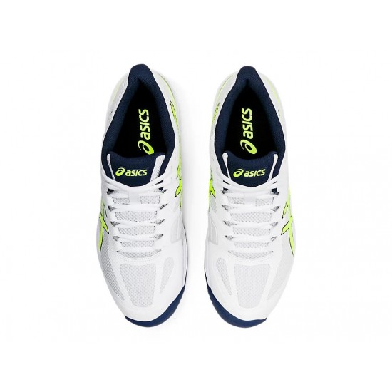 Asics Court Speed Ff White/Safety Yellow Tennis Shoes Men