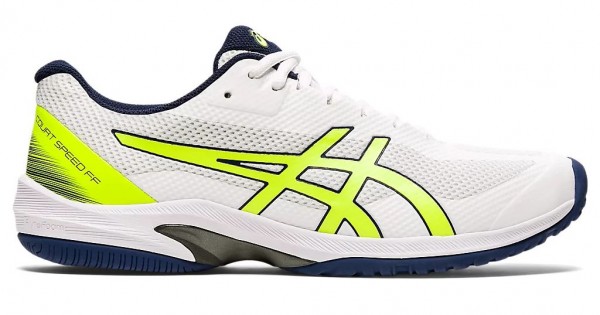 Asics Court Speed Ff White/Safety Yellow Tennis Shoes Men