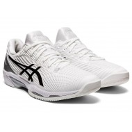 Asics Solution Speed Ff White/Black Tennis Shoes Men