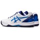 Asics Gel-Dedicate 7 Clay White/Electric Blue Tennis Shoes Men