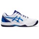 Asics Gel-Dedicate 7 Clay White/Electric Blue Tennis Shoes Men