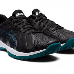 Asics Solution Swift Ff Clay Black/Misty Pine Tennis Shoes Men