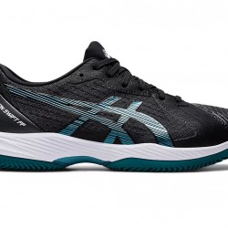 Asics Solution Swift Ff Clay Black/Misty Pine Tennis Shoes Men