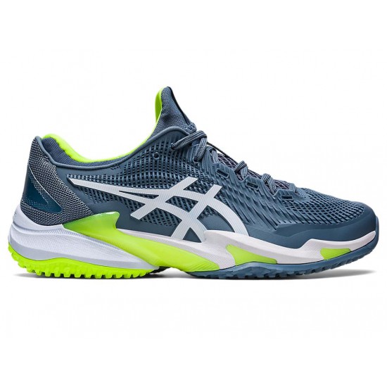  ASICS Men's Hyper Speed Running Shoes, 9, MAKO Blue/Hazard  Green