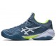 Asics Court Ff 3 Clay Steel Blue/White Tennis Shoes Men