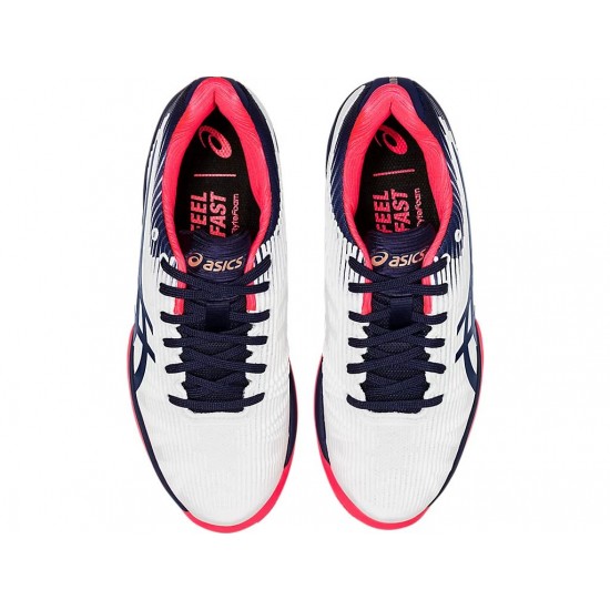 Asics Solution Speed Ff White/Peacoat Tennis Shoes Women
