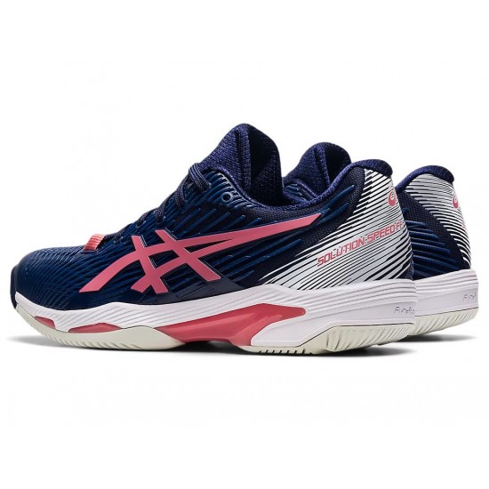 Asics Solution Speed Ff 2 Peacoat/Smokey Rose Tennis Shoes Women