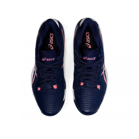 Asics Solution Speed Ff 2 Peacoat/Smokey Rose Tennis Shoes Women