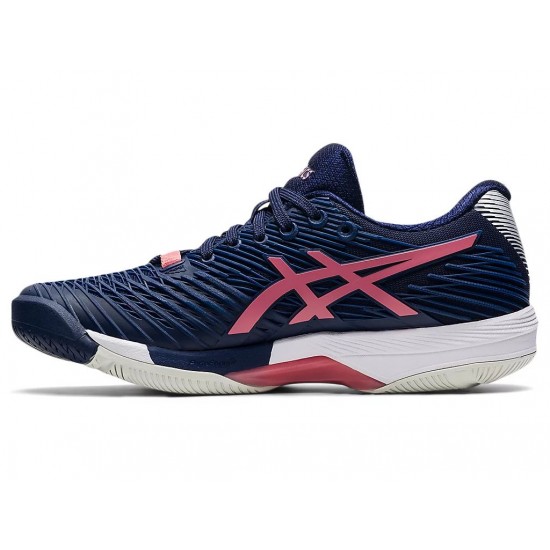 Asics Solution Speed Ff 2 Peacoat/Smokey Rose Tennis Shoes Women