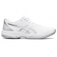 Asics Solution Swift Ff White/Pure Silver Tennis Shoes Women