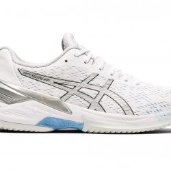 Asics Sky Elite Ff White/Pure Silver Volleyball Shoes Women