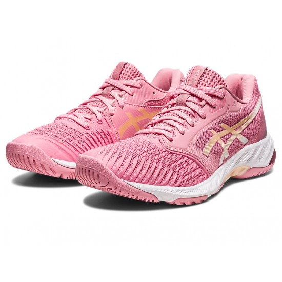 Asics Netburner Ballistic Ff 3 Fruit Punch/Champagne Volleyball Shoes Women