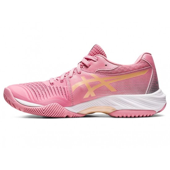 Asics Netburner Ballistic Ff 3 Fruit Punch/Champagne Volleyball Shoes Women