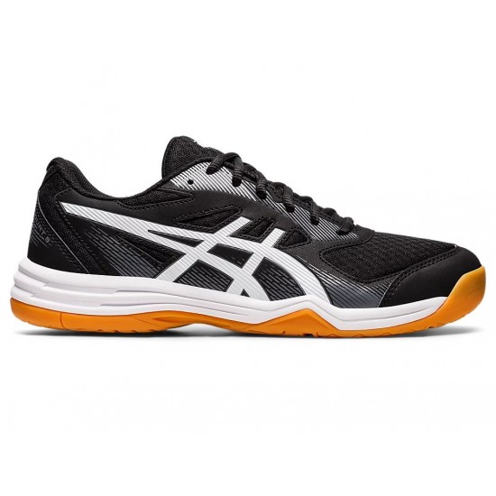 Asics Upcourt 5 Black/White Volleyball Shoes Men