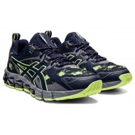 Asics Gel-Quantum 180 Midnight/Lime Green Sportstyle Shoes Men