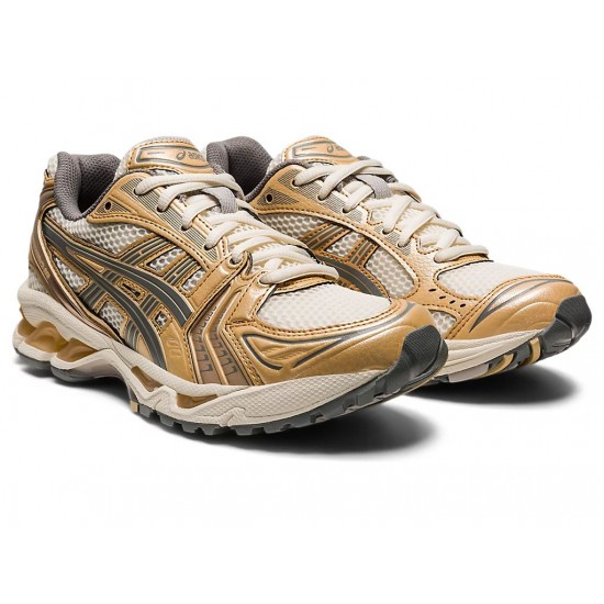 Asics Gel-Kayano 14 Cream/Clay Grey Sportstyle Shoes Women