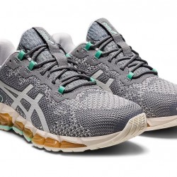 Asics Gel-Quantum 360 6 Knit Glacier Grey/Sheet Rock Sportstyle Shoes Women