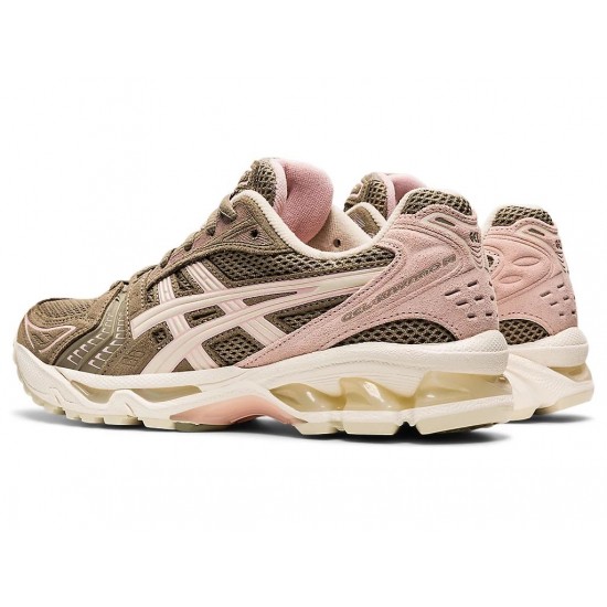 Asics Gel-Kayano 14 Mink/Cream Sportstyle Shoes Women