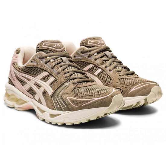 Asics Gel-Kayano 14 Mink/Cream Sportstyle Shoes Women