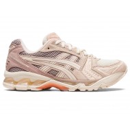 Asics Gel-Kayano 14 White Peach/Cream Sportstyle Shoes Women