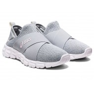 Asics Quantum Lyte Slip-On Piedmont Grey/Pink Salt Sportstyle Shoes Women