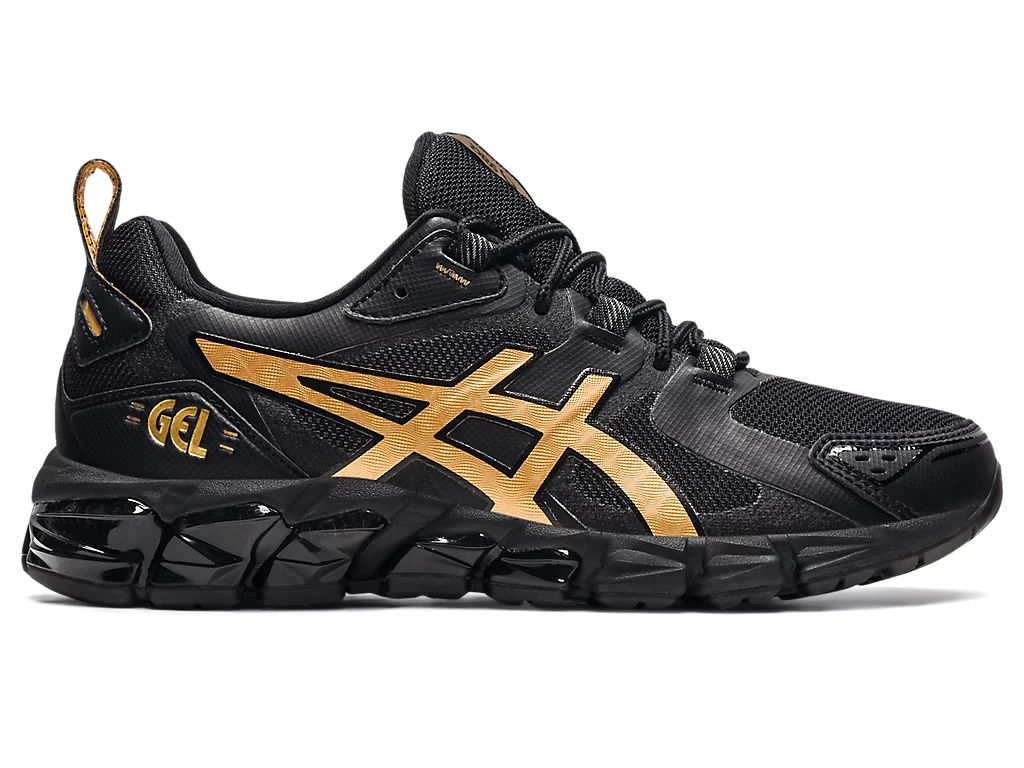 Asics Gel Quantum 180 Black Pure Gold Sportstyle Shoes Women